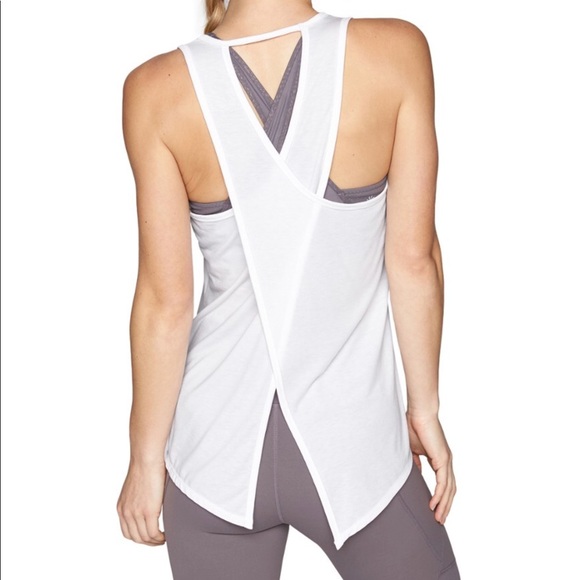 tie back gym top